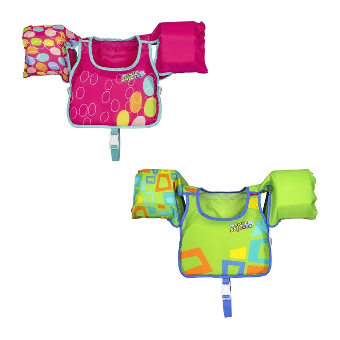 BESTWAY AQUASTAR FABRIC SWIM PAL (Contents:Swim Pal, 2 assored colors, Age: 3-6) Age 3-6