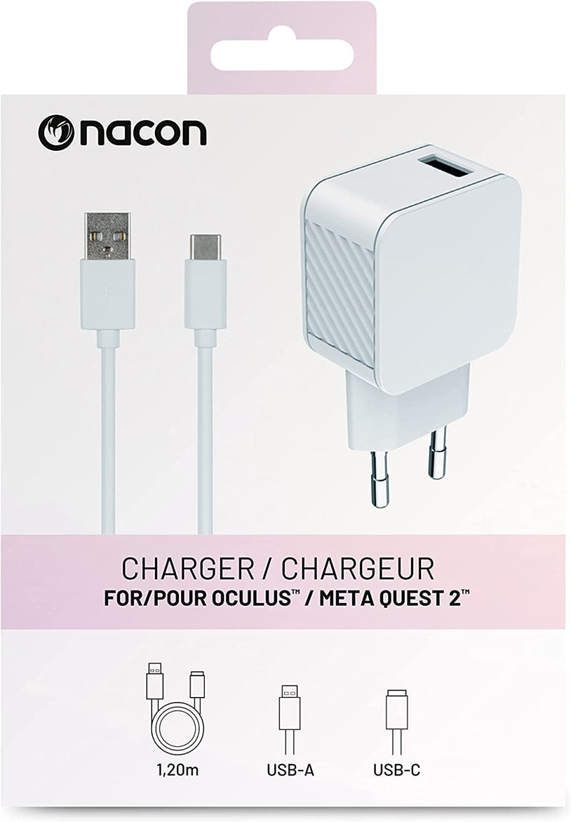 محول التيار الكهربائي لجهاز Meta Quest 2 من شركة Nacon