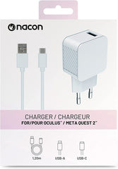 محول التيار الكهربائي لجهاز Meta Quest 2 من شركة Nacon