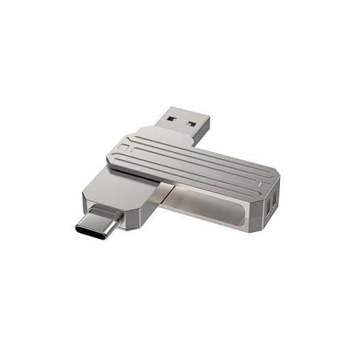 WIWU Wi-FD003 Infinite 2in1 USB3.2 Flash Drive 128GB Silver