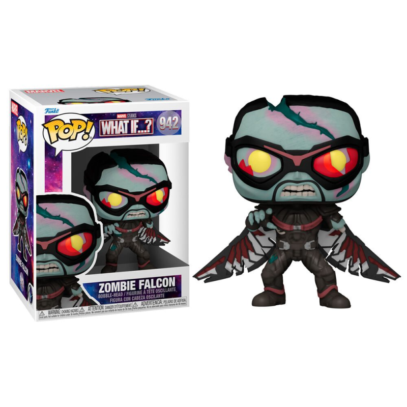 FUNKO POP Figure: MARVEL- WHAT IF…? ZOMBIE FALCON (S2)