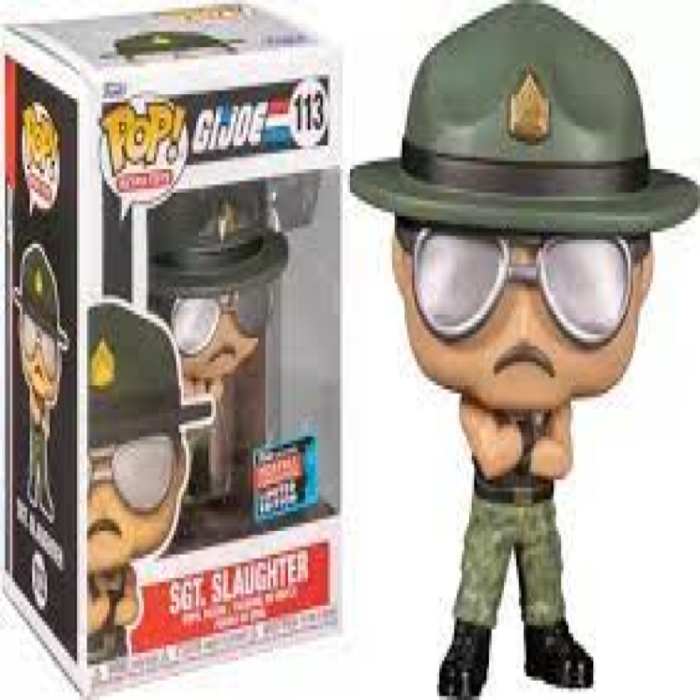 FUNKO SGT SLAUGHTER (NYCC) Figure from POP: G.I. JOE