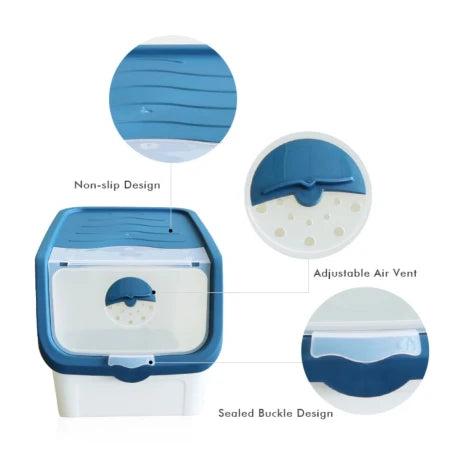 Nouf and Hanouf 3-Tier Plastic Rice Cabinet 36*23.5*31