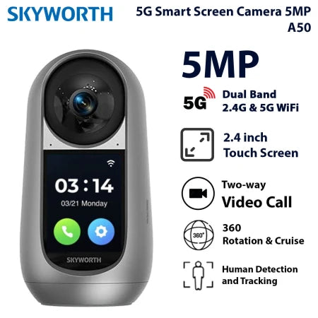 Skyworth 5G Smart Screen 5MP IN Cam A50