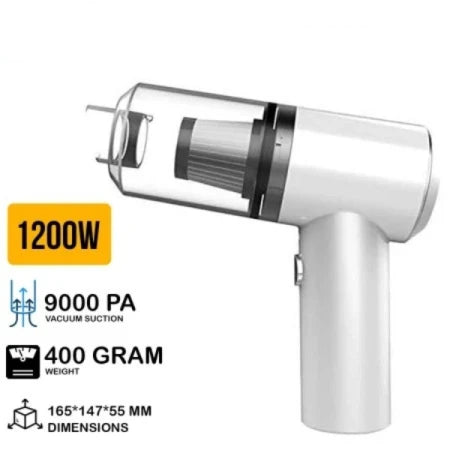 مكنسة كهربائية و منفاخ محمول 2 في 1 من NHE، طراز LT-132