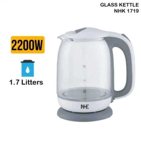غلاية زجاجية NHE – NHK 1719 WH