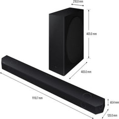 Samsung 5.1.2ch Wireless Dolby Atmos Soundbar HW-Q800C/ZN