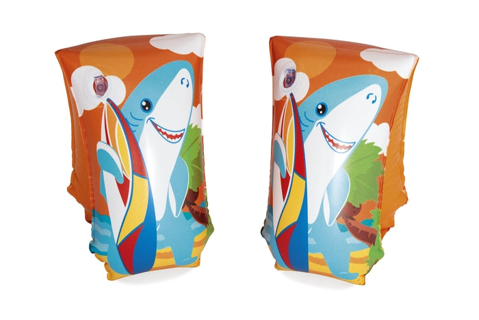 BESTWAY 30CM X 15CM AQUATIC LIFE ARMBANDS (Contents:1 pair of armbands.) Age 5-12