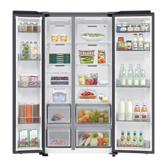 SAMSUNG REFRIGERATOR SBS N647L G650L CFT 23 BLACK DOI