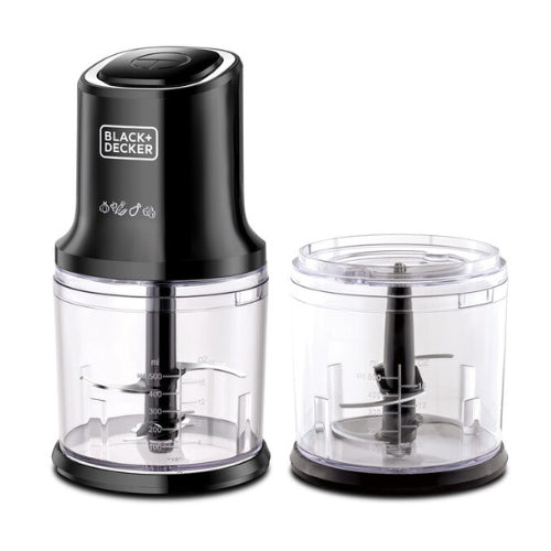 Black & Decker  Vertical Chopper, 4 Blades, 500W, 500ml + Extra JAR