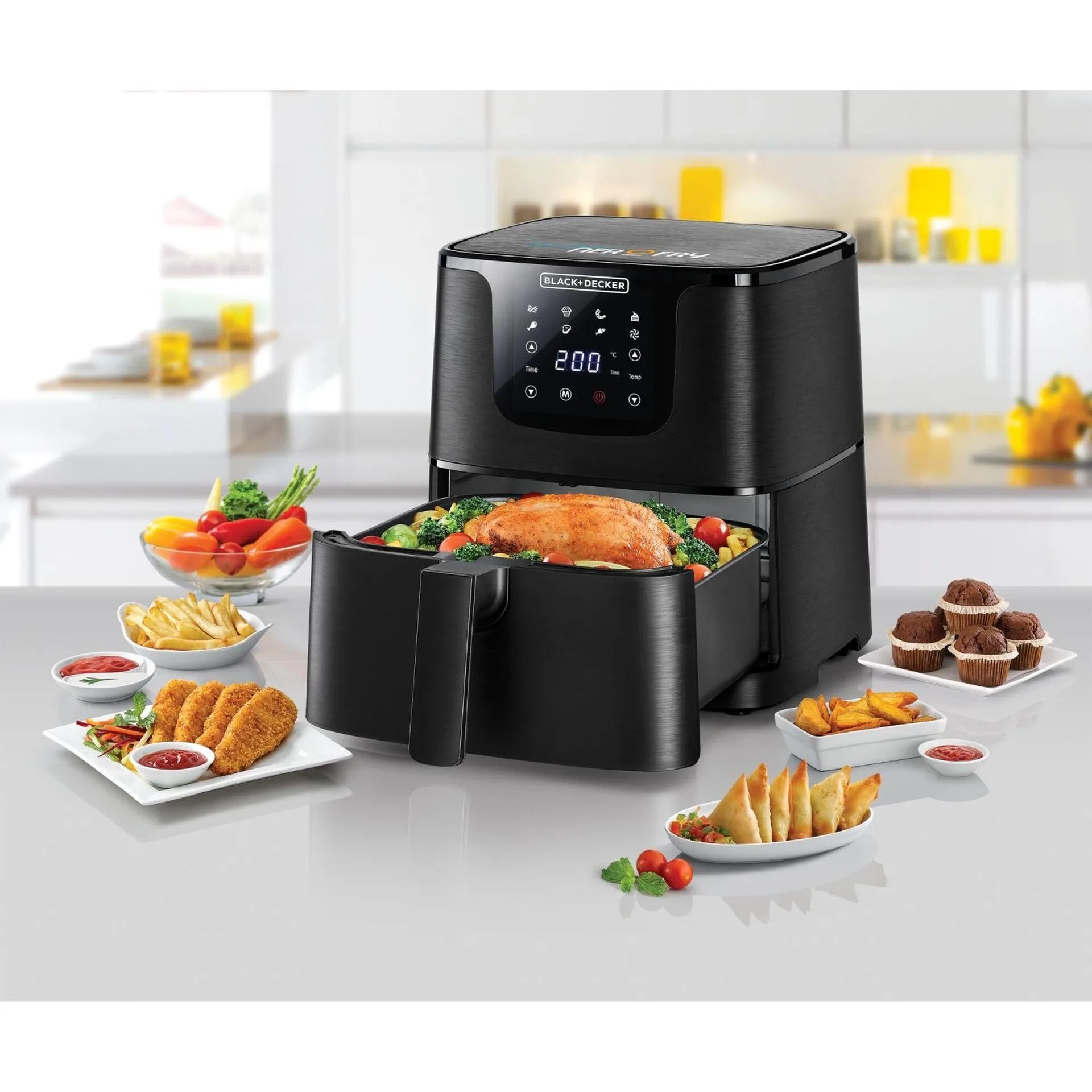 Black & Decker  7-in-1 Multifunction Grand Digital 6L  AerOfry, 1700W