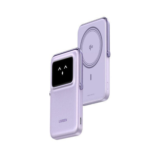 UGREEN Uno 10000mAhPD-20W Magnetic Wireless Qi2 15w Power Bank Purple