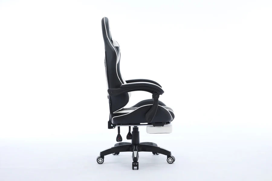 Oartex Model LD034 Gaming Chair - Black & White ( Installation not included )