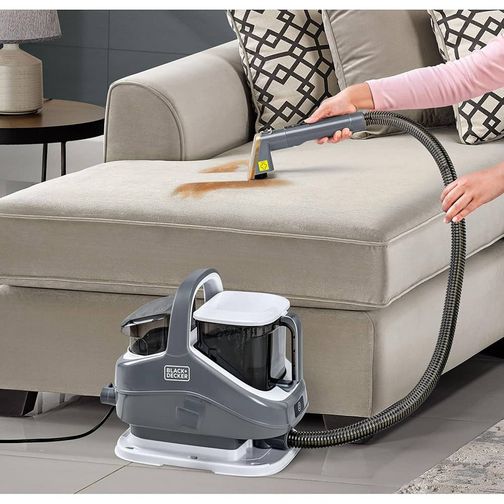 BLACK+DECKER 3-in-1 Multi-Surface Cleaner | 1300W Power & 12kPa Suction | Deep Clean Sofa, Upholstery & Spots | Dual Tank System | Built-in Steam with Auto Shut-Off