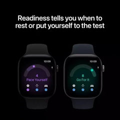 Apple Watch Series 12 GPS 42mm Space Grey Aluminium Case with Navy Blue Sport Band - S/M