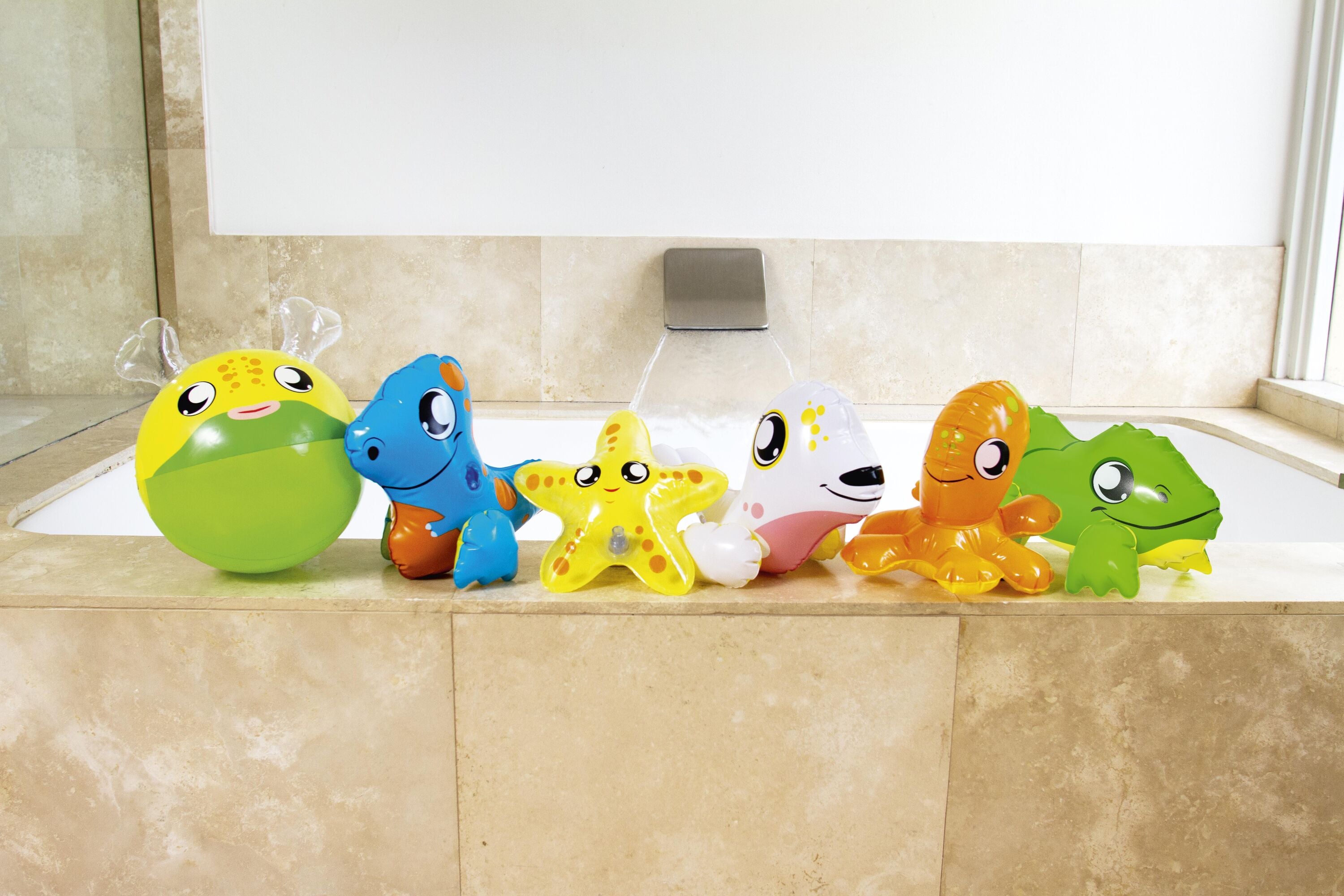 Bestway Bath Puffy Pals (Contents:One animal toy.) Age 4M+