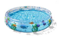 Bestway Φ1.52M X H30CM Deep Dive 3-Ring Pool (Contents:One pool, repair patch) Age 2+