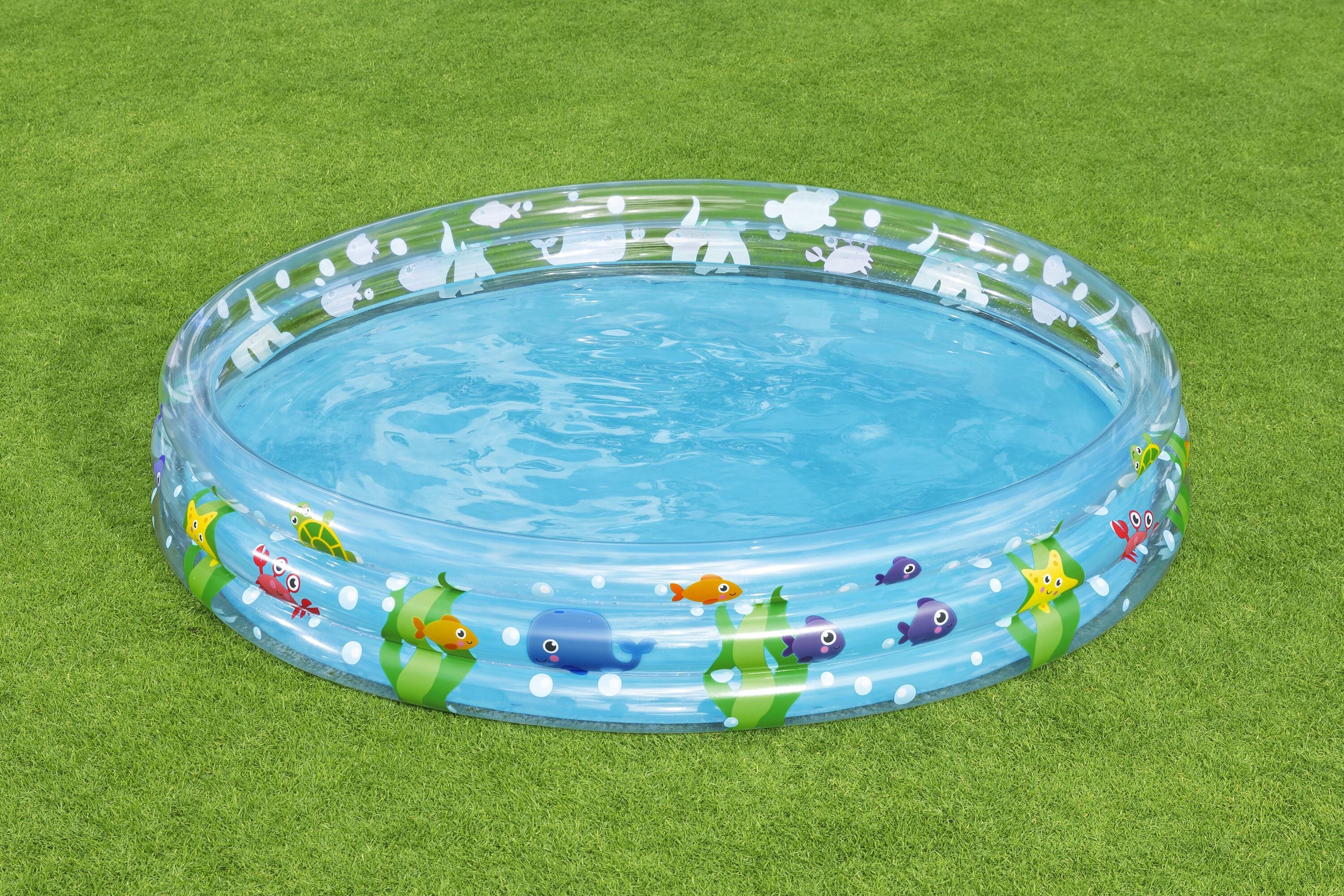 Bestway Φ1.83M X H33CM Deep Dive 3-Ring Pool (Contents:One pool, repair patch) Age 2+