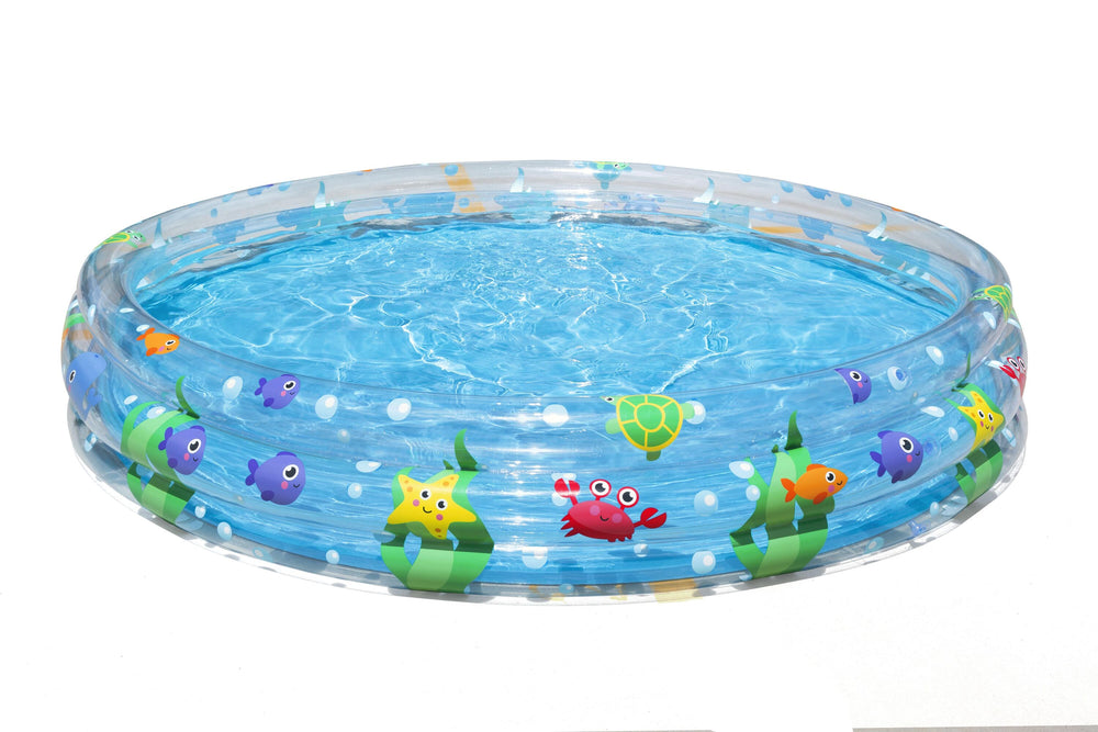 Bestway Φ1.83M X H33CM Deep Dive 3-Ring Pool (Contents:One pool, repair patch) Age 2+