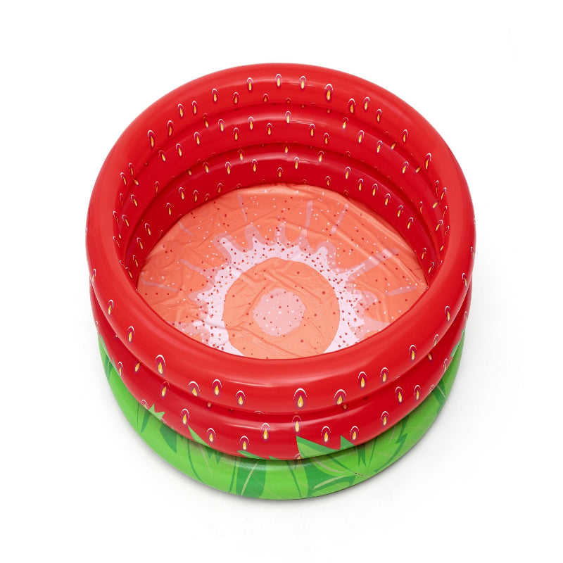 Bestway Φ1.68M X H38CM Sweet Strawberry Play Pool (1 pool,repair patch) Age 2+