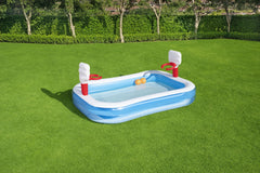 Bestway 2.51M X 1.68M X 1.02M Basketball Play Pool (Contents:1 pool,2 balls,repair patch) Age 3+