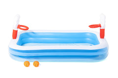 Bestway 2.51M X 1.68M X 1.02M Basketball Play Pool (Contents:1 pool,2 balls,repair patch) Age 3+