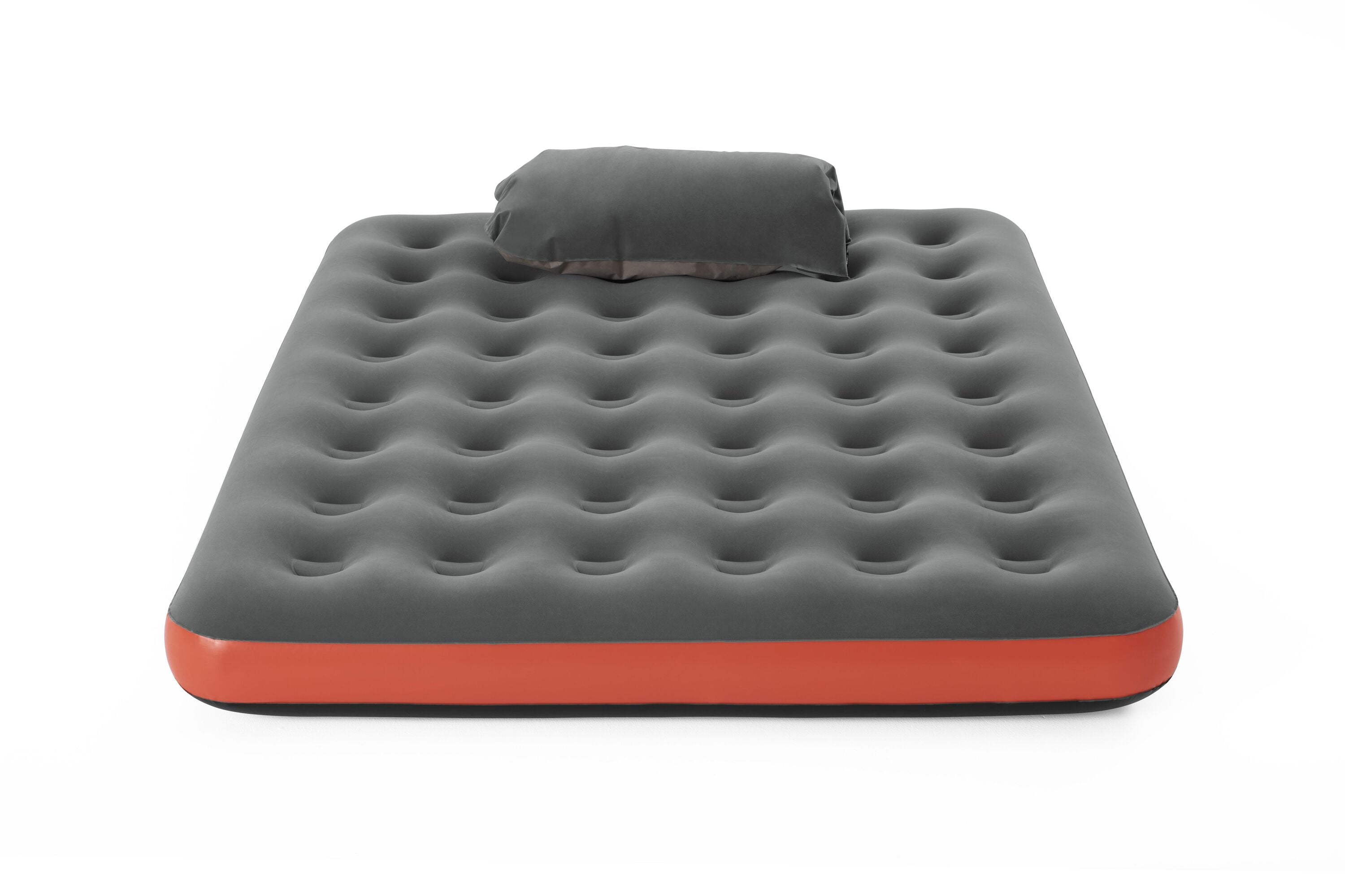 Bestway 2.03M X 1.52M X 22CM Roll & Relax Air Mattress Queen (Contents:Air Mattress, repair patch, pocket bag)