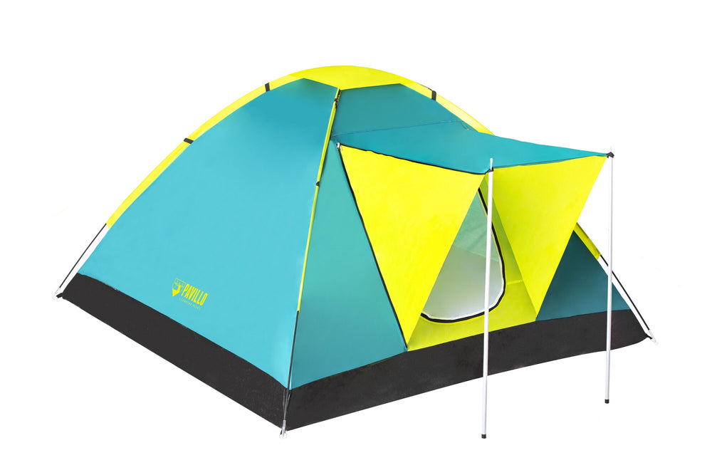 Bestway 2.10M X 2.10M X 1.20M Coolground 3 Tent (Contents:Tent, Carry Bags, Ten Pegs, One Layer, 600mmH20)