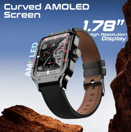 هاتف آبل آيفون 16 برو ماكس بسعة 256 جيجابايت + ساعة ذكية لتتبع اللياقة البدنية بشاشة 1.78 بوصة مع خاصية الاتصال عبر البلوتوث