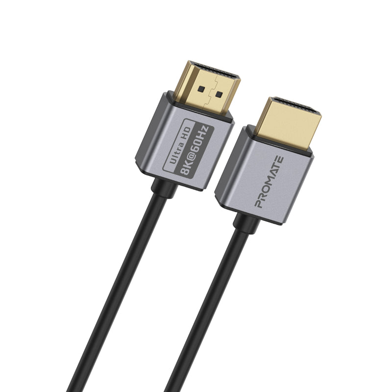 Promate Certified Ultra-High-Speed 8K@60Hz HDMI® Slim Flexible Cable