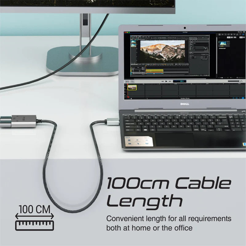 Promate - MediaSplit-H2 4K@60Hz HDMI Splitter Cable with Dual HDMI Ports