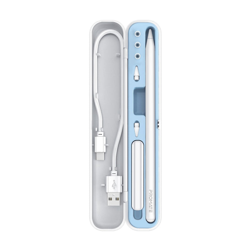 Promate High Precision Active Capacitive Wireless Stylus Kit,white
