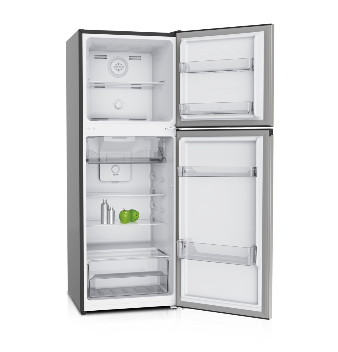 ثلاجة شارب سعة 270 لتر، صافي 196 لتر - مصنوعة من الفولاذ المقاوم للصدأ