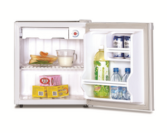 ثلاجة صغيرة من شارب، سعة 75 لترًا (2.6 قدم مكعب)، لون رمادي