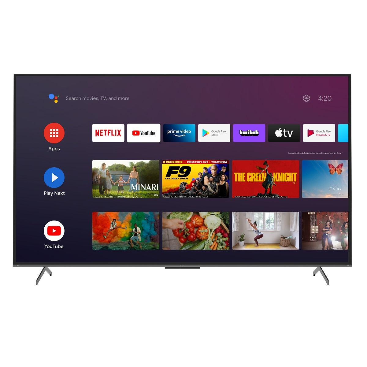 SHARP 75 Inch QLED UHD-4K ANDROID SMART TV