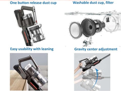 مكنسة كهربائية لاسلكية من شارب بقوة 350 واط
