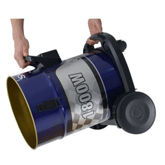 مكنسة كهربائية أسطوانية من شارب، 1800 واط، سعة 20 لترًا، لون أزرق