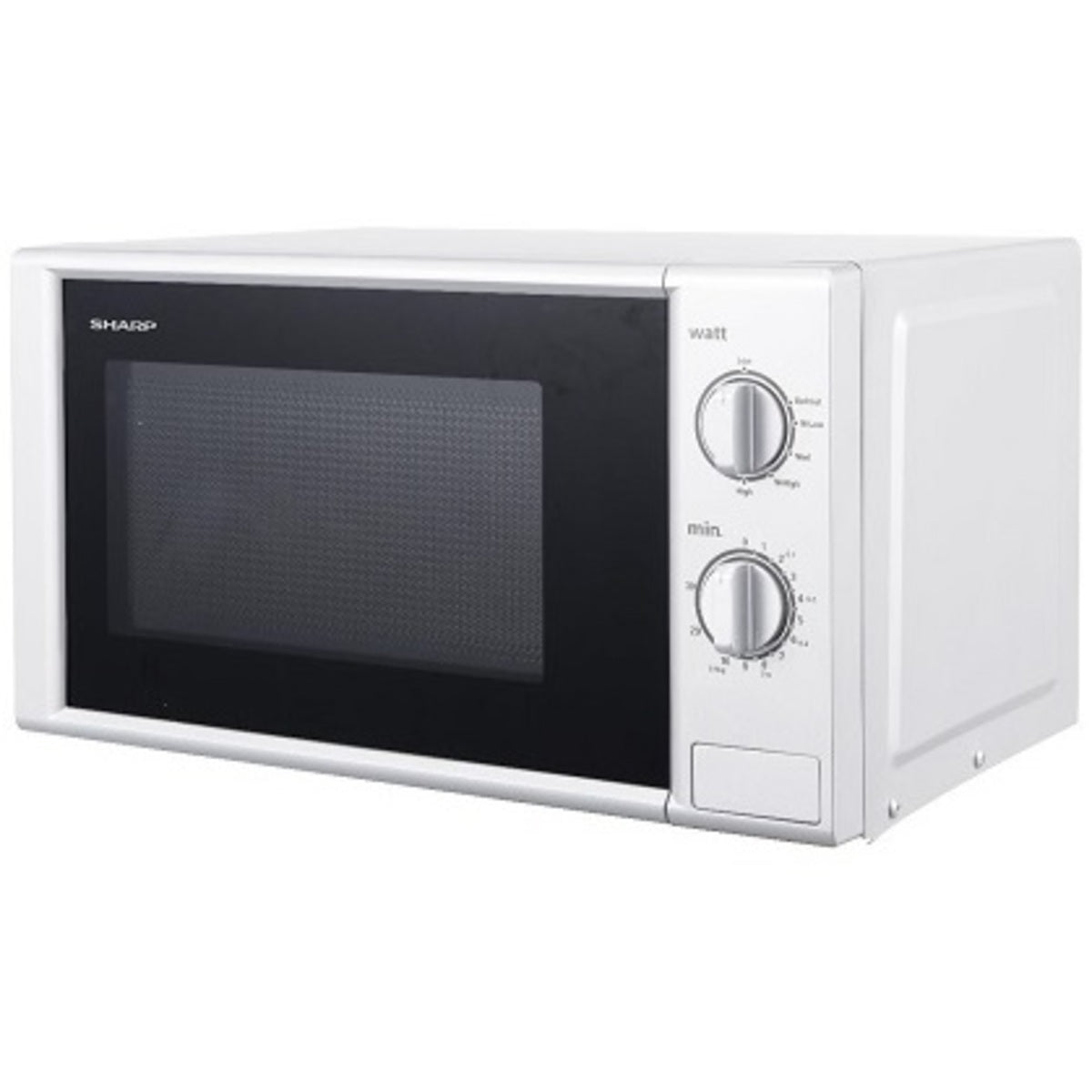 فرن ميكروويف شارب، سعة 20 لترًا، 700 واط، أبيض