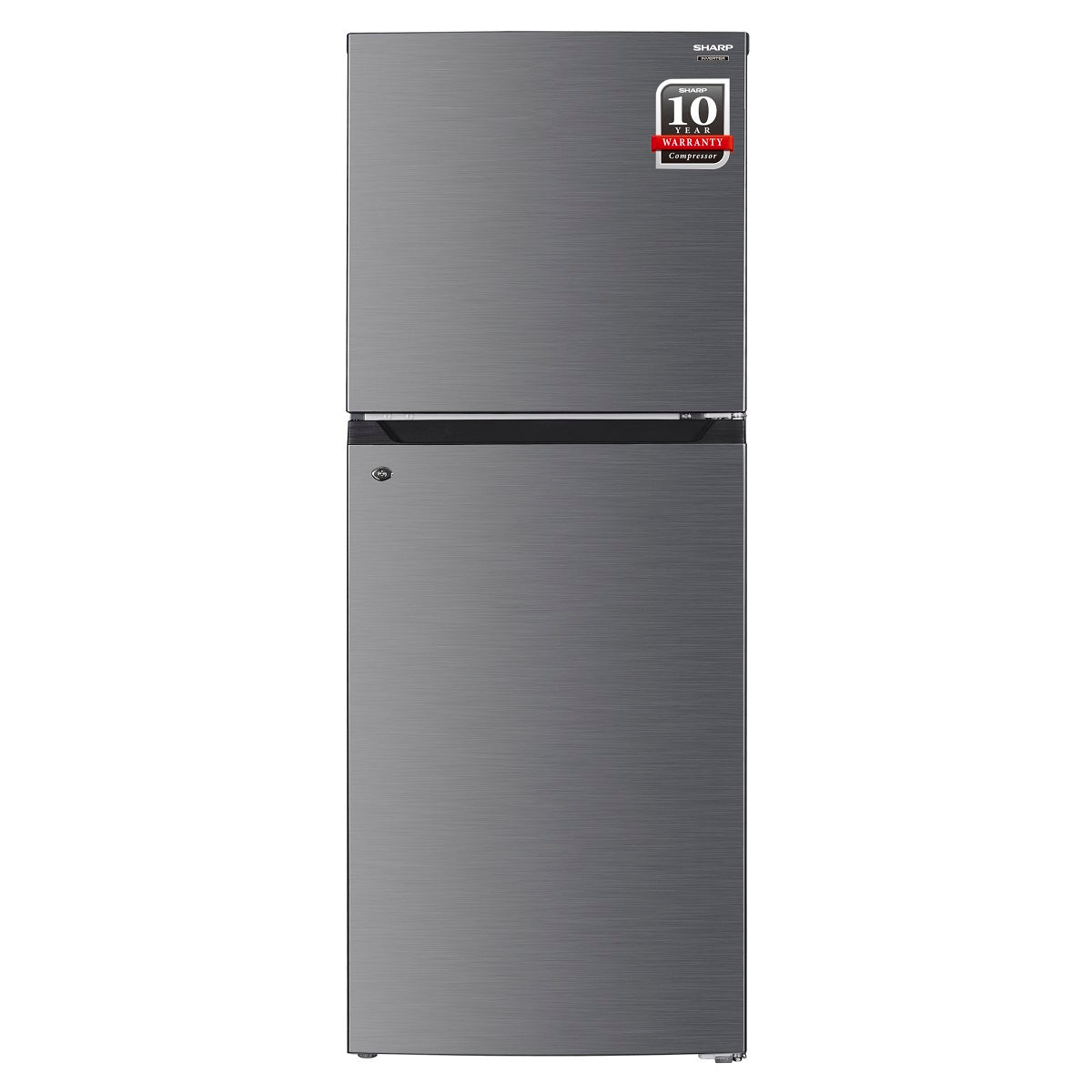 ثلاجة شارب 450 لتر ببابين، بتقنية العاكس - مصنوعة من الفولاذ المقاوم للصدأ