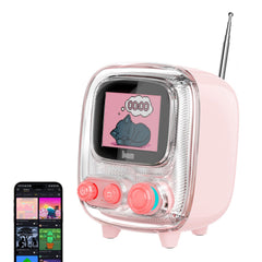 Divoom Tiivoo-2 Photo Album & Lyrics Bluetooth Mini Speaker - Light Pink