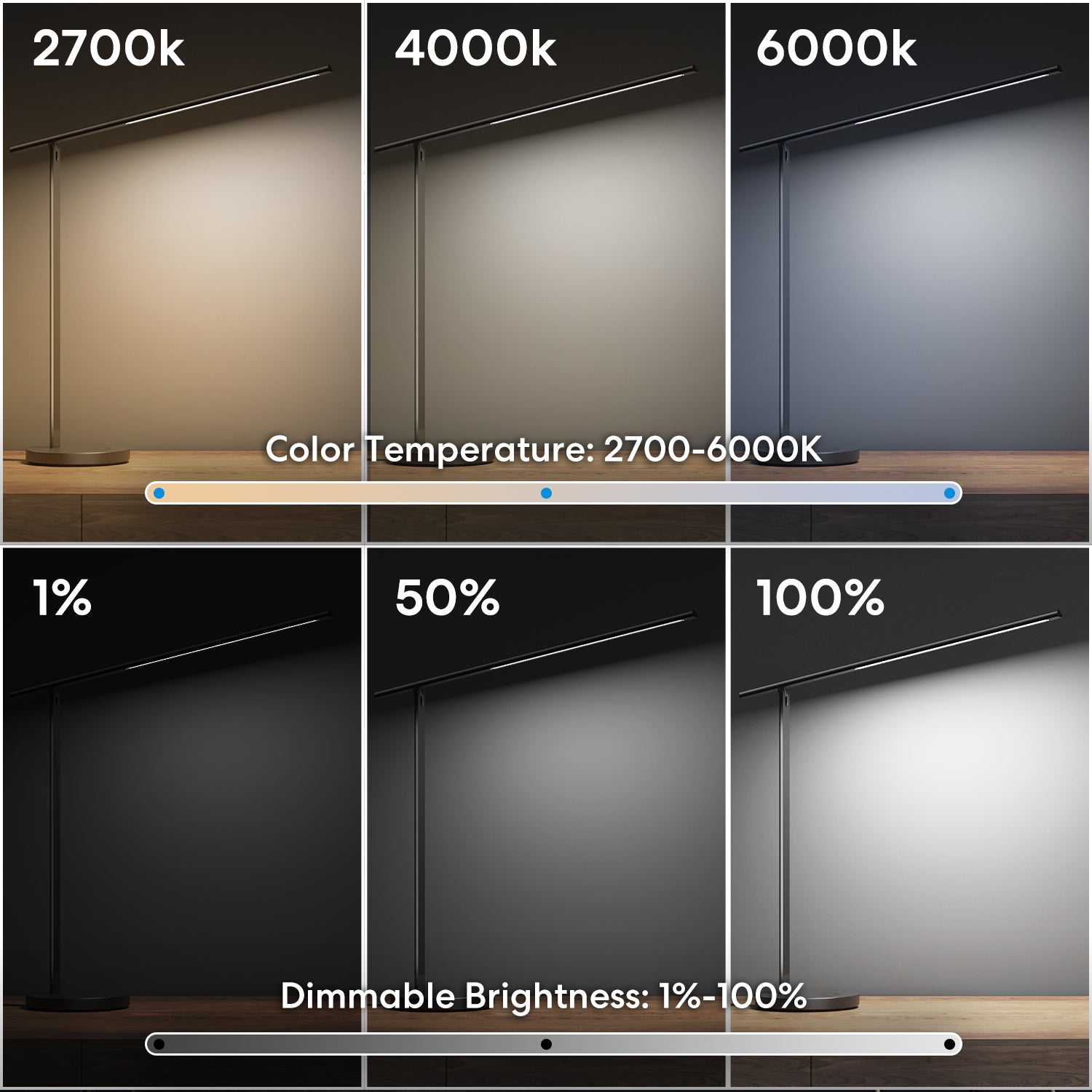 مصباح مكتبي مزود بتقنية واي فاي من ميروس