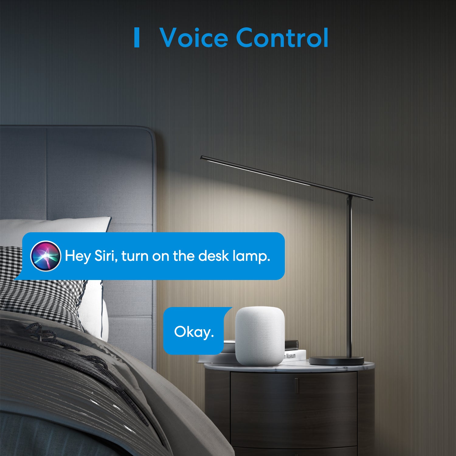 مصباح مكتبي مزود بتقنية واي فاي من ميروس