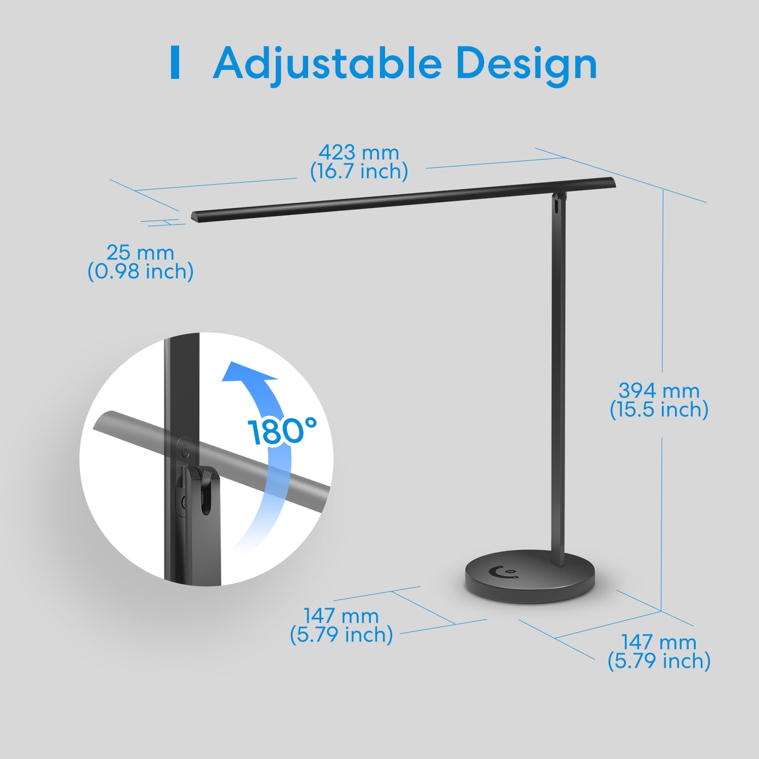مصباح مكتبي مزود بتقنية واي فاي من ميروس