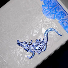 BLUE METALLIC GATORBACKS