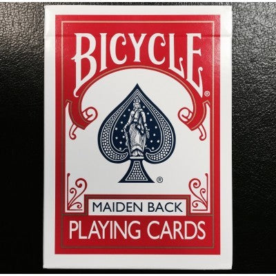 Bicycle maiden back P3 MD (marked careds) red