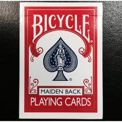 Bicycle maiden back P3 MD (marked careds) red