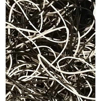rubber bands black and white