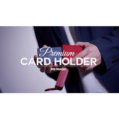 MAZE Leather Card Case (Blue)