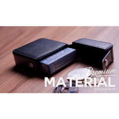 MAZE Leather Card Case (Blue)