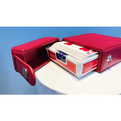 MAZE Leather Card Case (Red)
